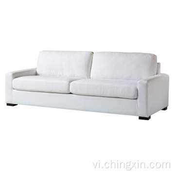 Bộ bàn ghế sofa vải trắng phòng khách sofa